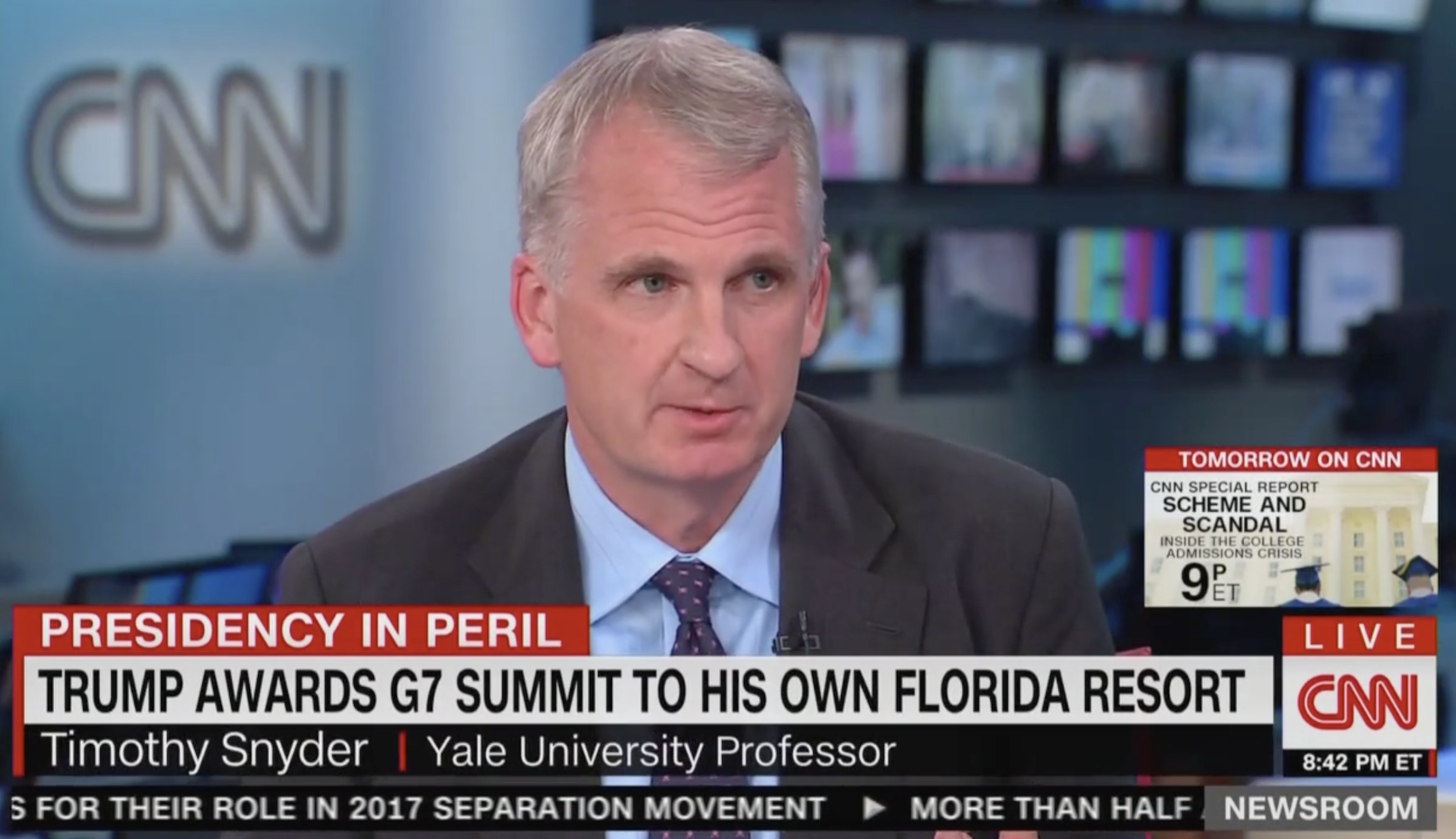 Historian speculates that Trump picked his Doral hotel for G-7 because he’s in debt