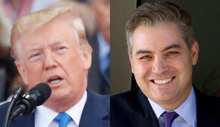 Donald Trump, Jim Acosta.