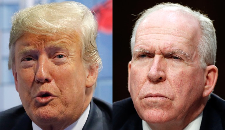 Donald Trump and John Brennan