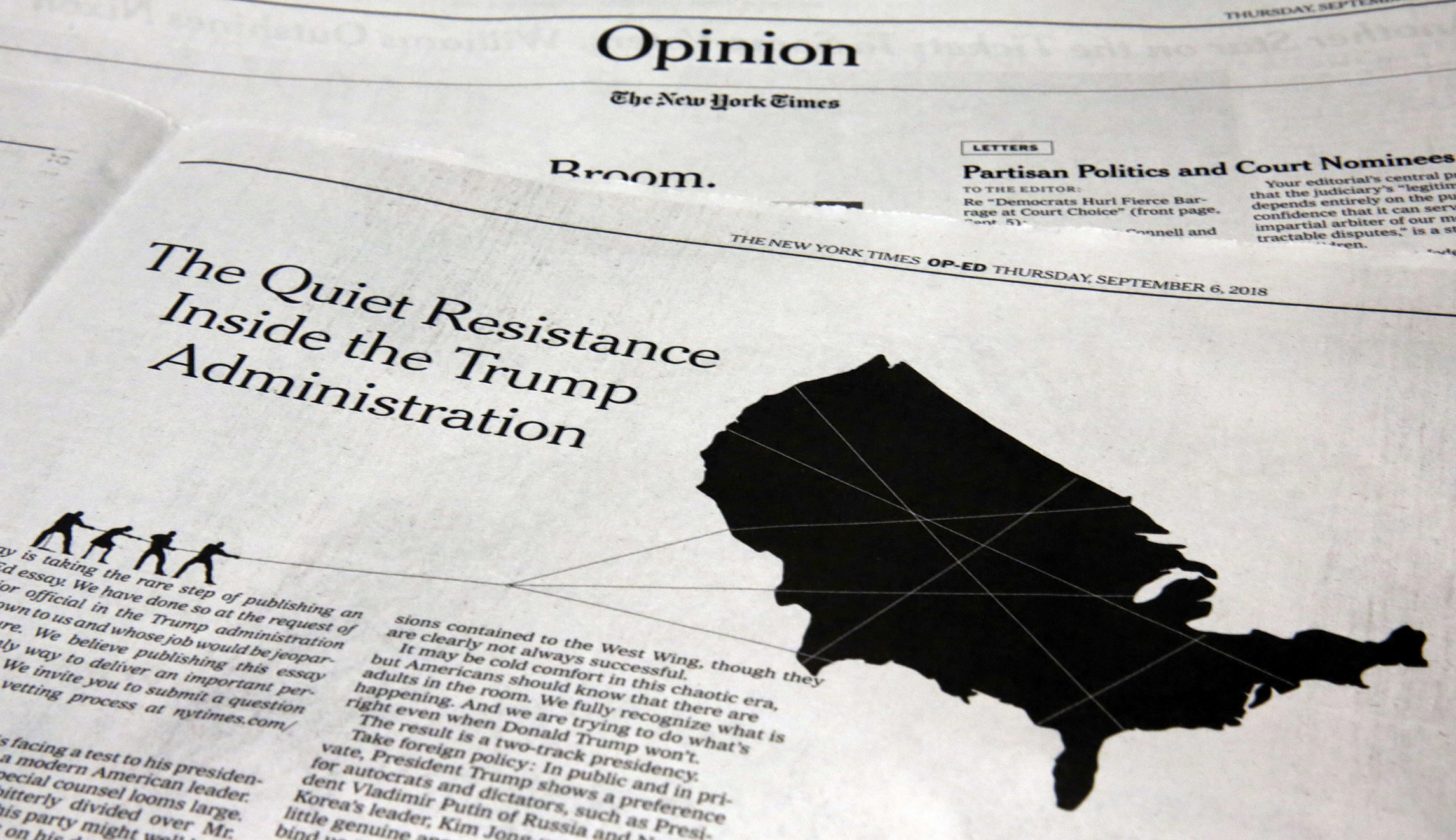 Trump: New York Times, unnamed Trump administration official ‘gutless’ for anonymous opinion piece