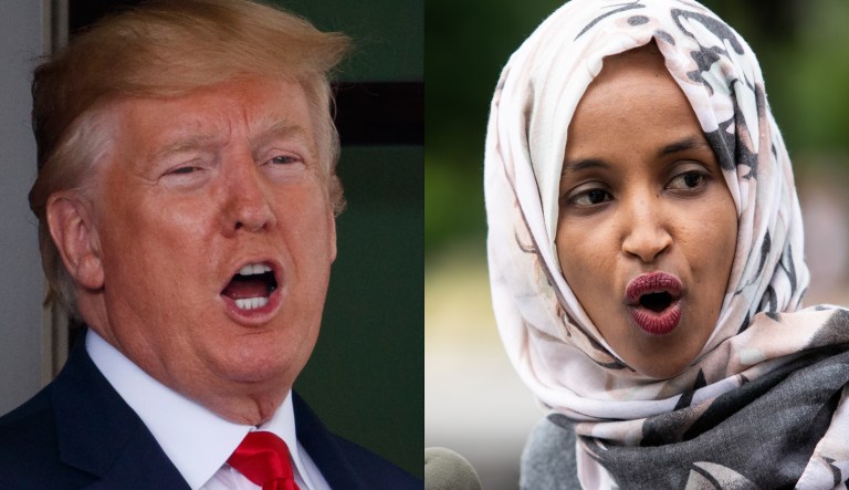Donald Trump, Ilhan Omar