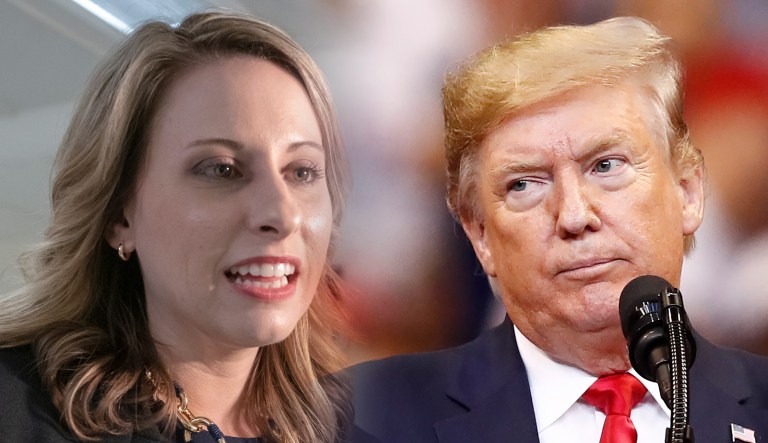 ‘Symptom of dementia’: Katie Hill speculates about Trump hospital visit