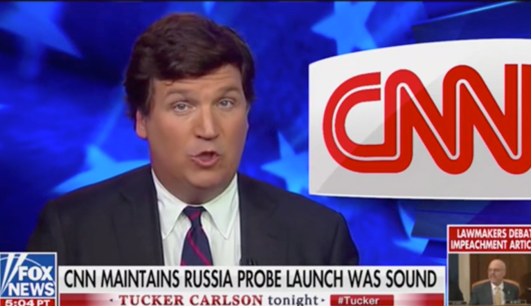 Tucker says Chris Cuomo is a 'patholigical liar' or he didn't read teh IG report