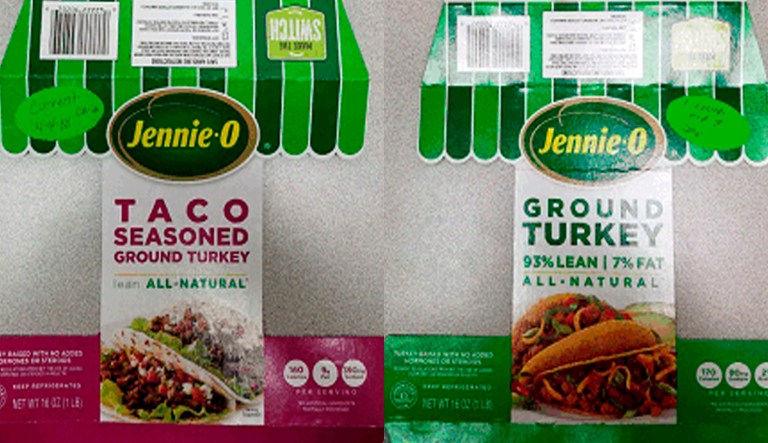 Ground turkey recall