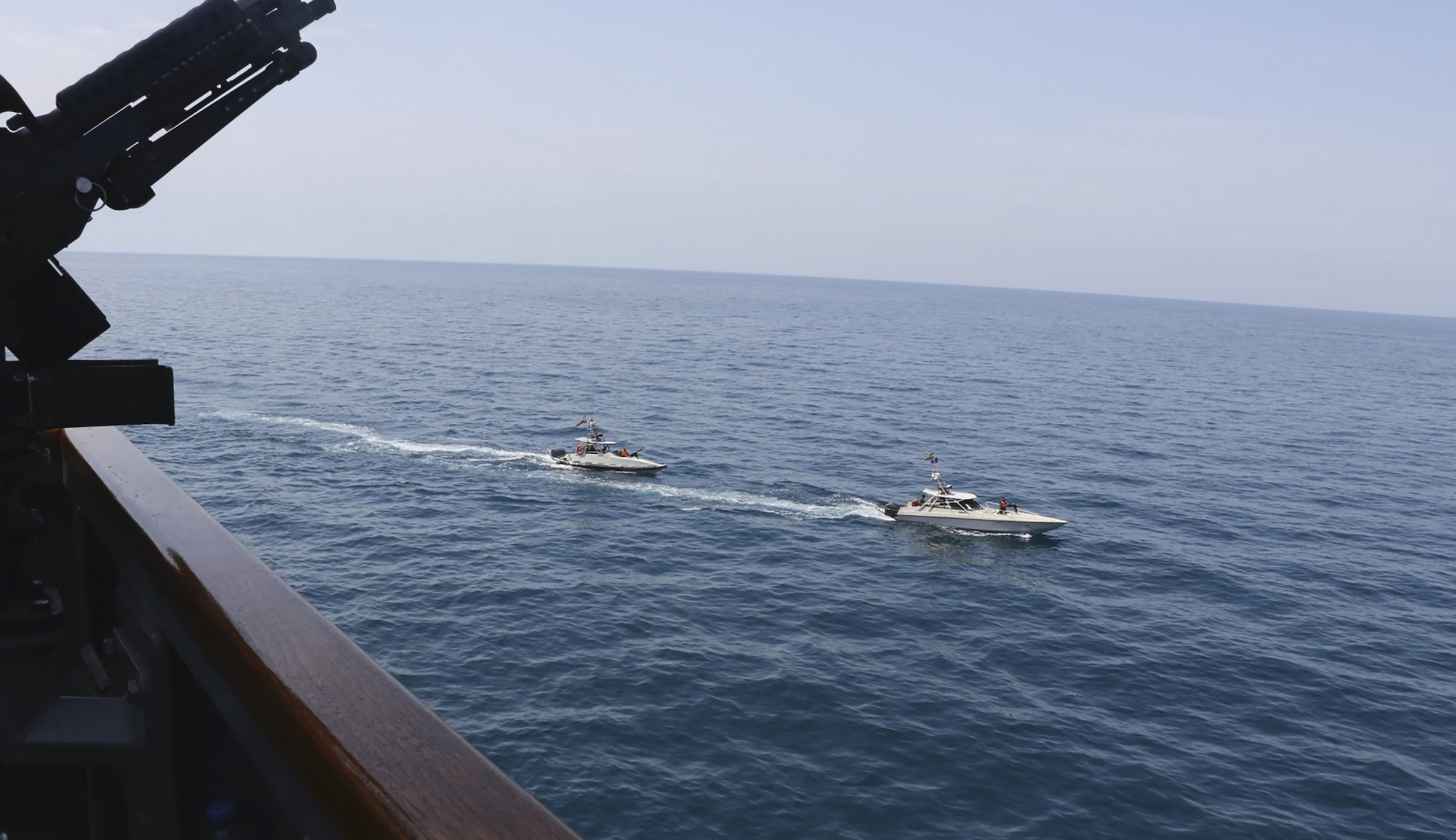 US issues warning to vessels in Persian Gulf that come too close to Navy ships after Trump threat to Iran