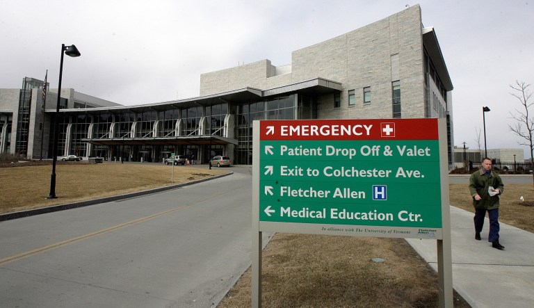 The Fletcher Allen Health Care hospital is seen in Burlington, Vt. 