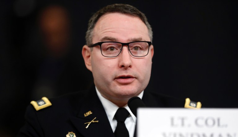 Alexander Vindman lands first Pritzker Military Foundation fellowship