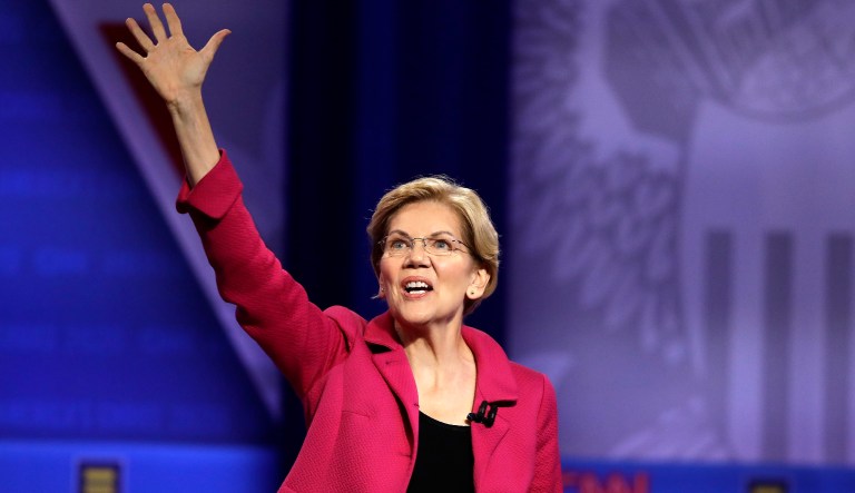 Warren breaks from O’Rourke, won’t tax churches that oppose gay marriage