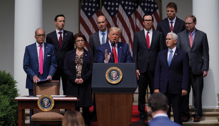 Top Trump economist says US economy must adapt to the virus one way or another