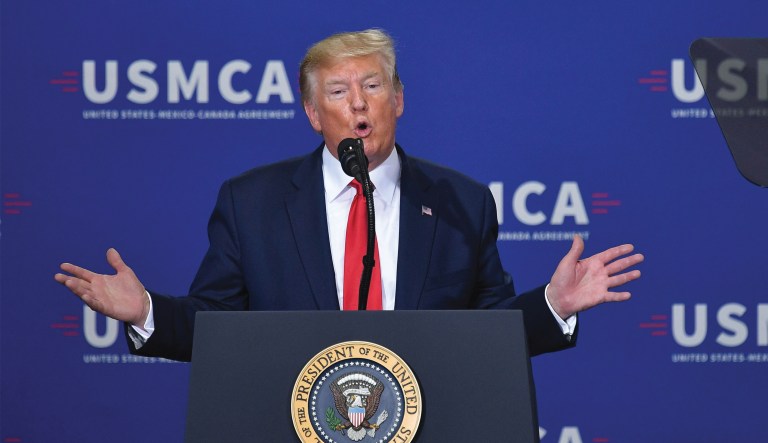 Trump trade deal struggling at the Mexican border