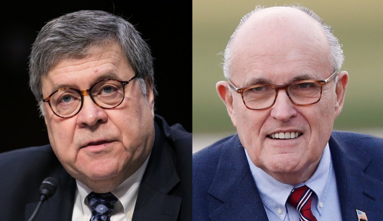 William Barr, Rudy Giuliani.