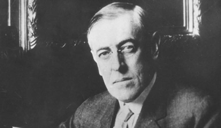 Thomas Woodrow Wilson.