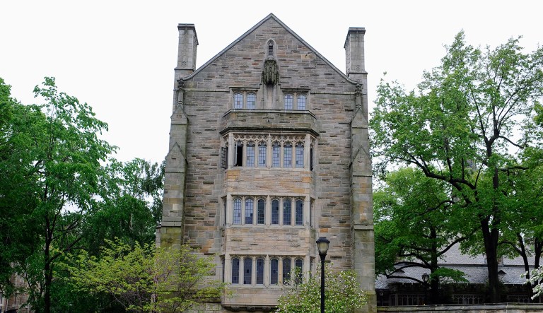 Future graduates line up for commencement on campus of Yale University in New Haven, Conn., Monday, May 20, 2013.