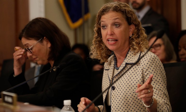 She said people believe healthcare is a right, not a privilege. (AP Photo/Jacquelyn Martin)