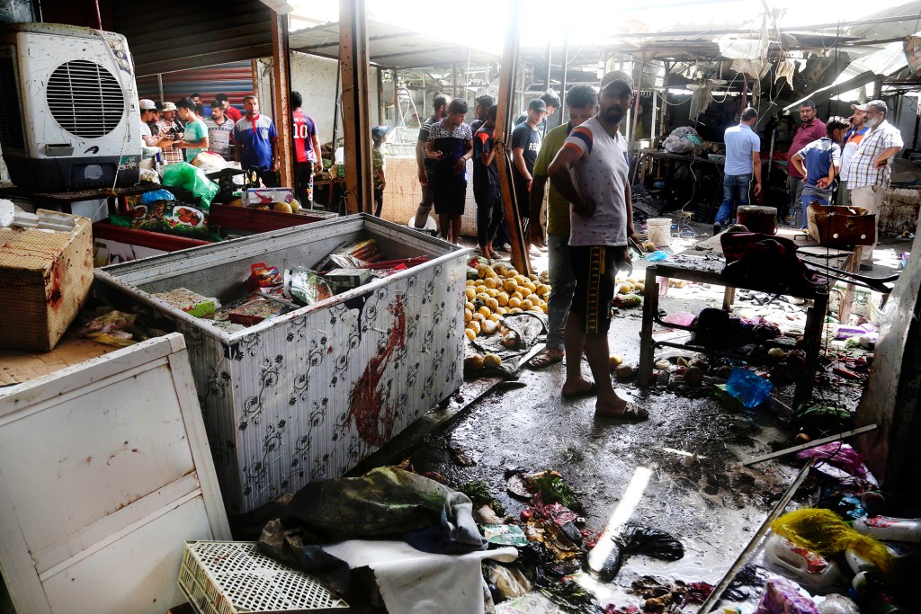 Three blasts kill at least 72 in Baghdad