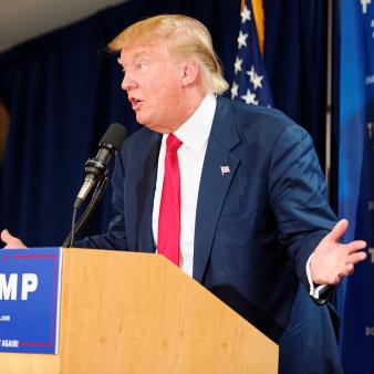 Donald Trump Walks On Stage to ‘It’s the End Of The World’