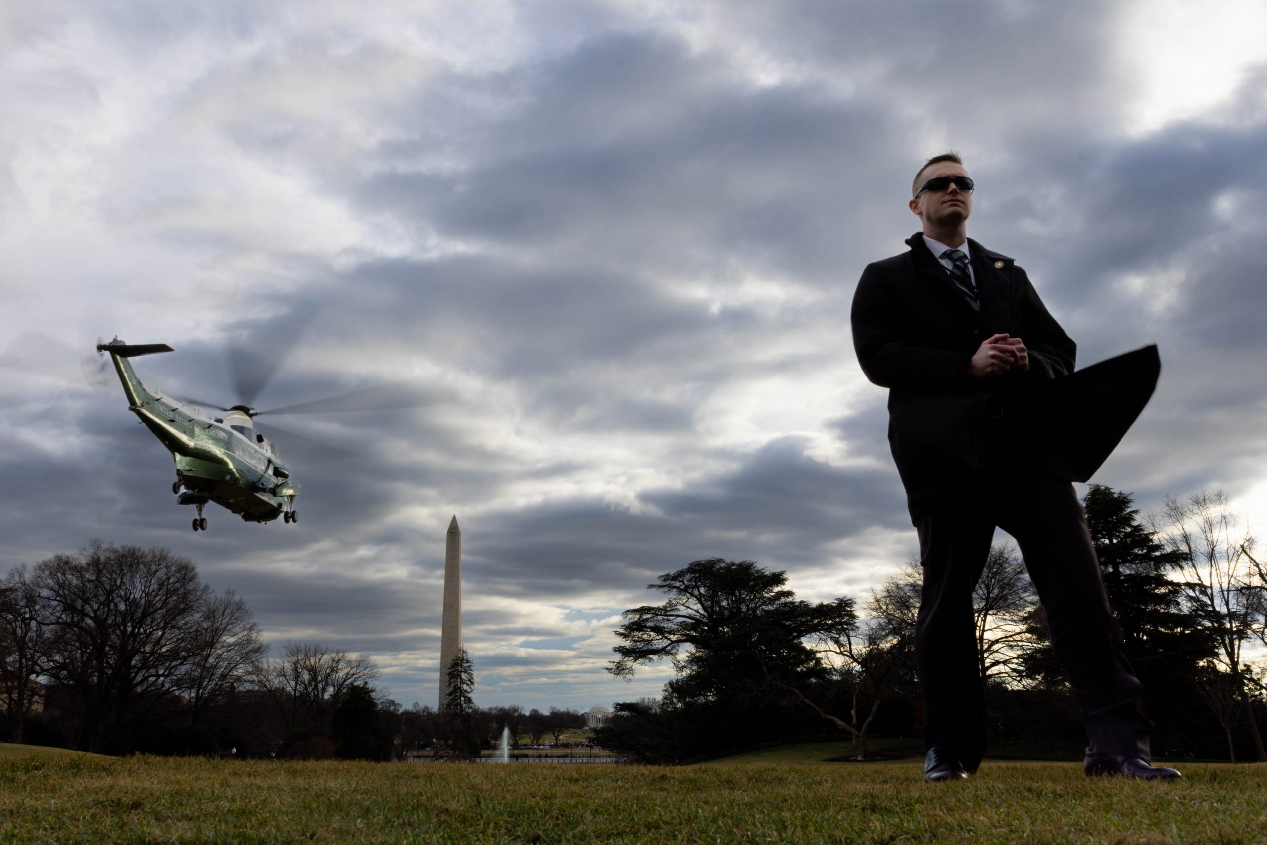 Marine One departs the South Lawn of the White House with President Joe Biden aboard. This week the White House said classified documents were found in President Biden's garage in Delaware, in addition to records from a Washington office he used after he was vice president.