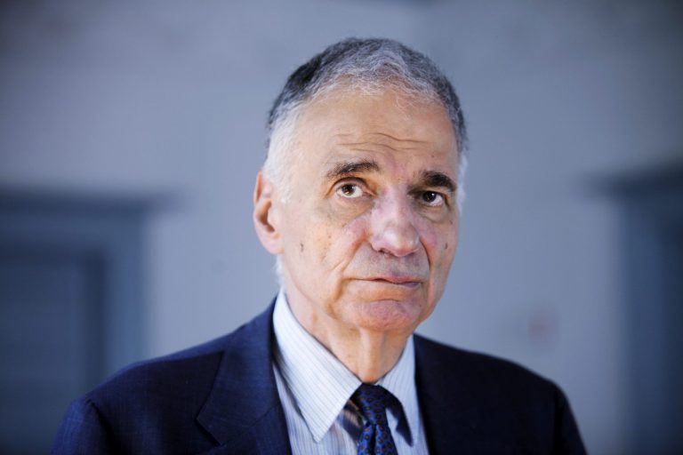 Long-time consumer advocate and perennial presidential candidate Ralph Nader predicts that bailed-out mortgage businesses Fannie Mae and Freddie Mac will survive legislative attempts to disband them. (AP/Jacquelyn Martin)