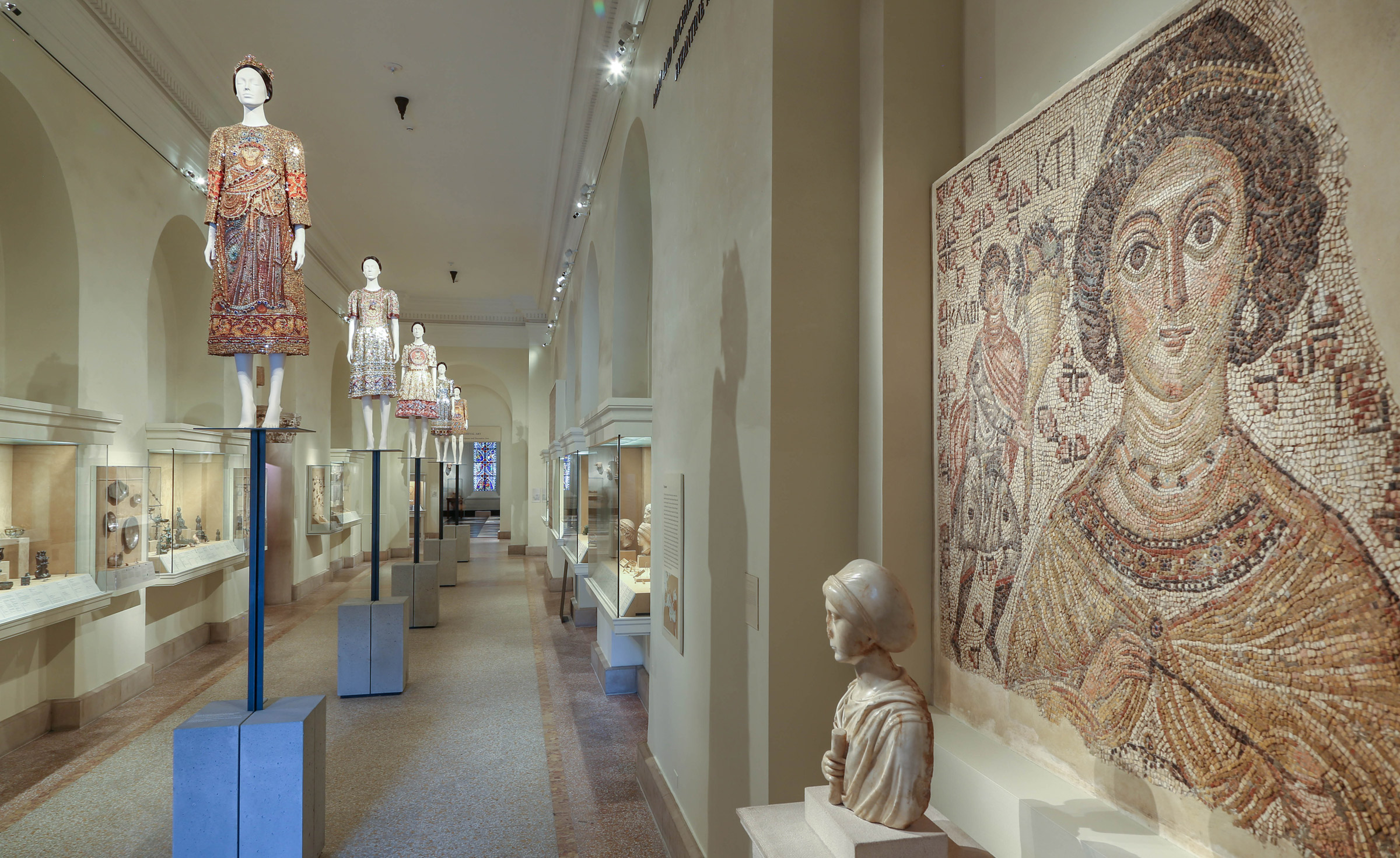 View of the Mary and Michael Jaharis Galleries for Byzantine Art