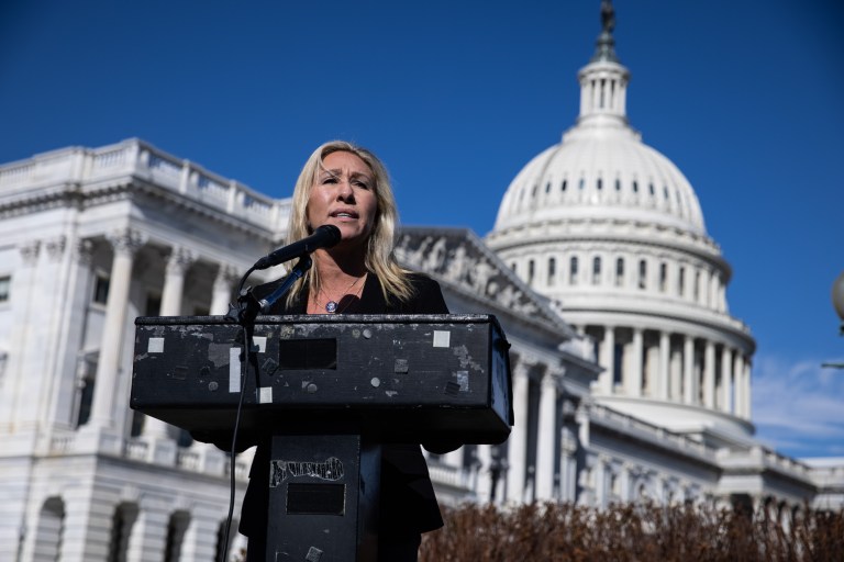 Rep. Marjorie Taylor Greene.