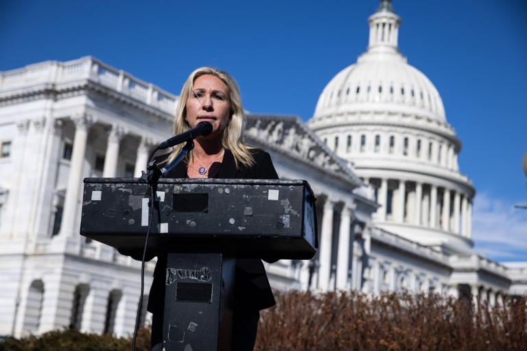 Rep. Marjorie Taylor Greene.
