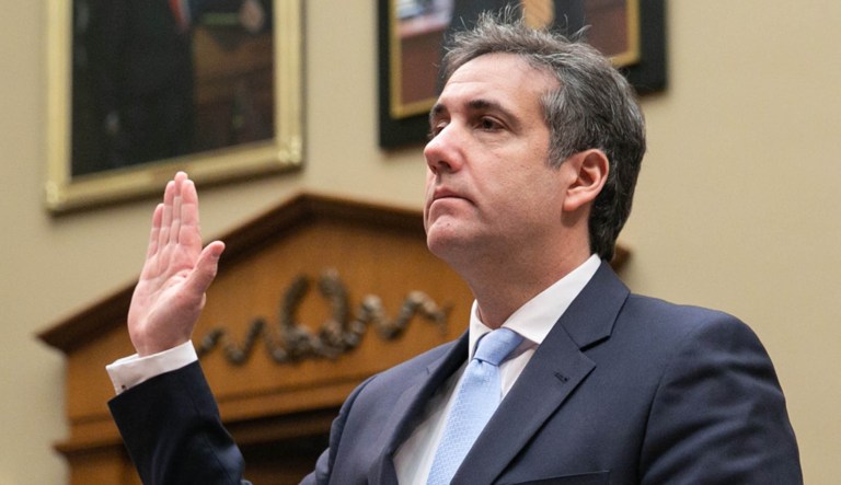 Michael Cohen, President Trump's former personal lawyer, testifies before the House Oversight and Reform Committee on Capitol Hill in Washington, D.C.