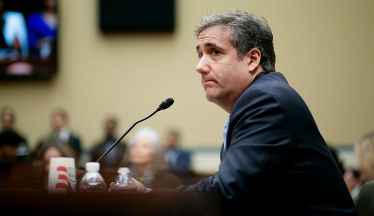 Michael Cohen, President Trump's former personal lawyer, testifies before the House Oversight and Reform Committee on Capitol Hill in Washington, D.C.