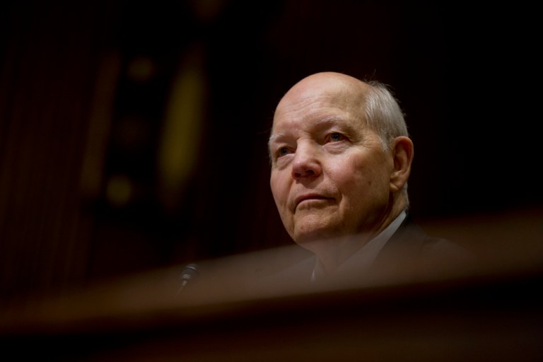 Koskinen held firm, saying his agency's main goal is to maximize revenue, not to enforce the law. (AP Photo/Manuel Balce Ceneta)