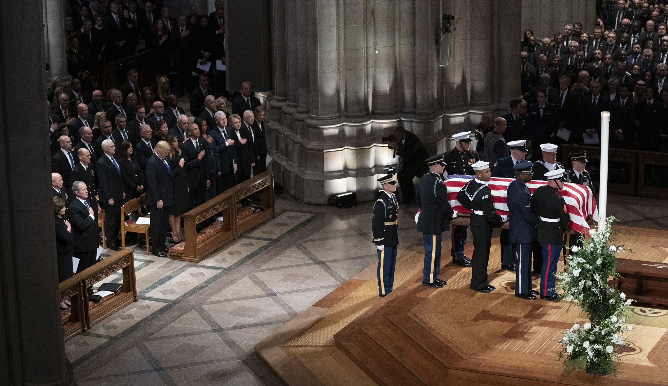 George H.W. Bush remembered in Washington