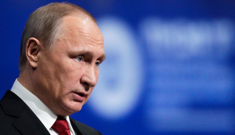 In his overreaction, Putin shows his vulnerability. (AP Photo/Dmitry Lovetsky)