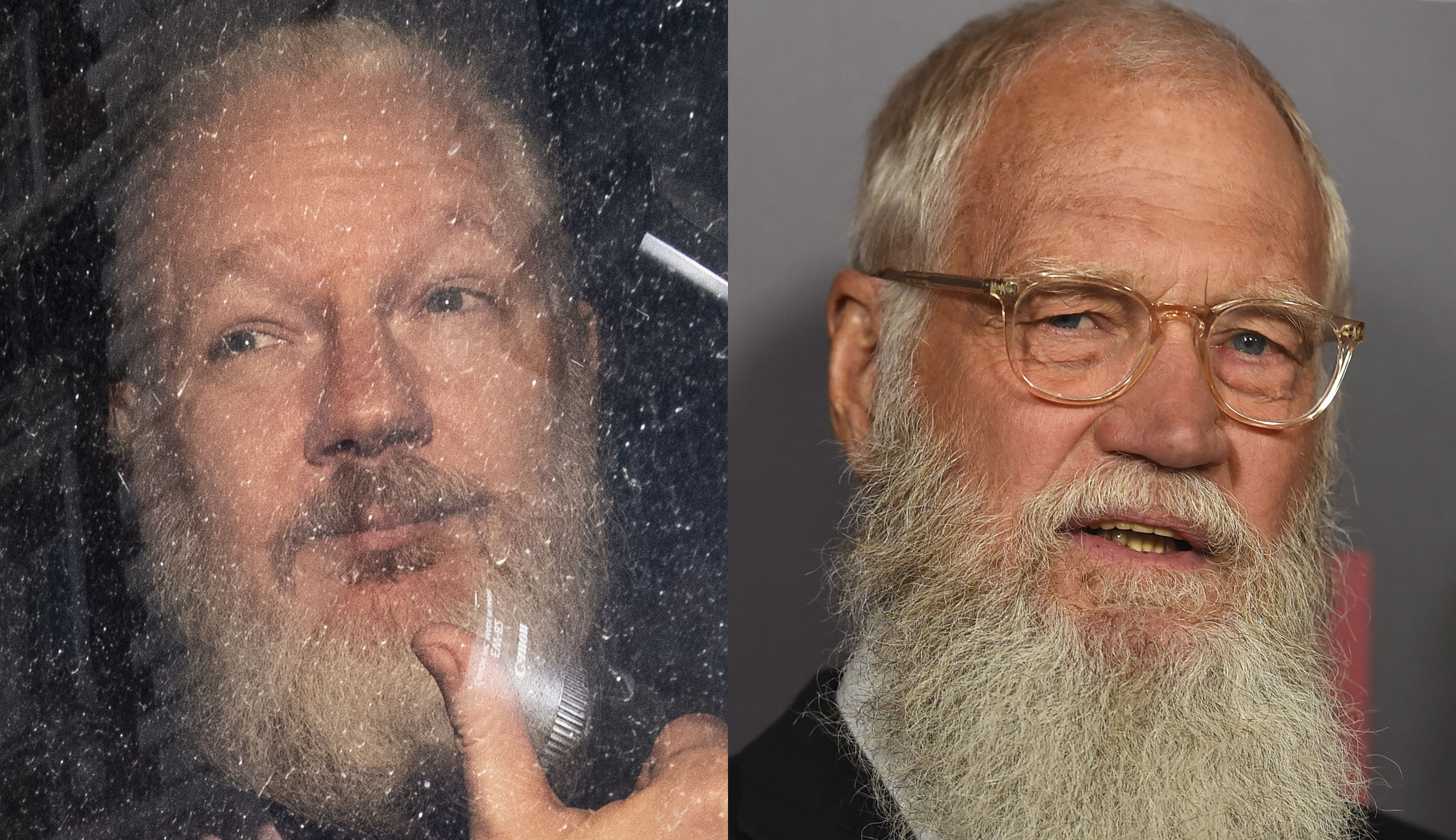 Why is the internet comparing Julian Assange to David Letterman?