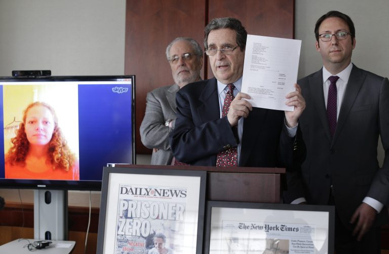 Kaci Hickox is suingÂ Christie and other New Jersey health officials for 