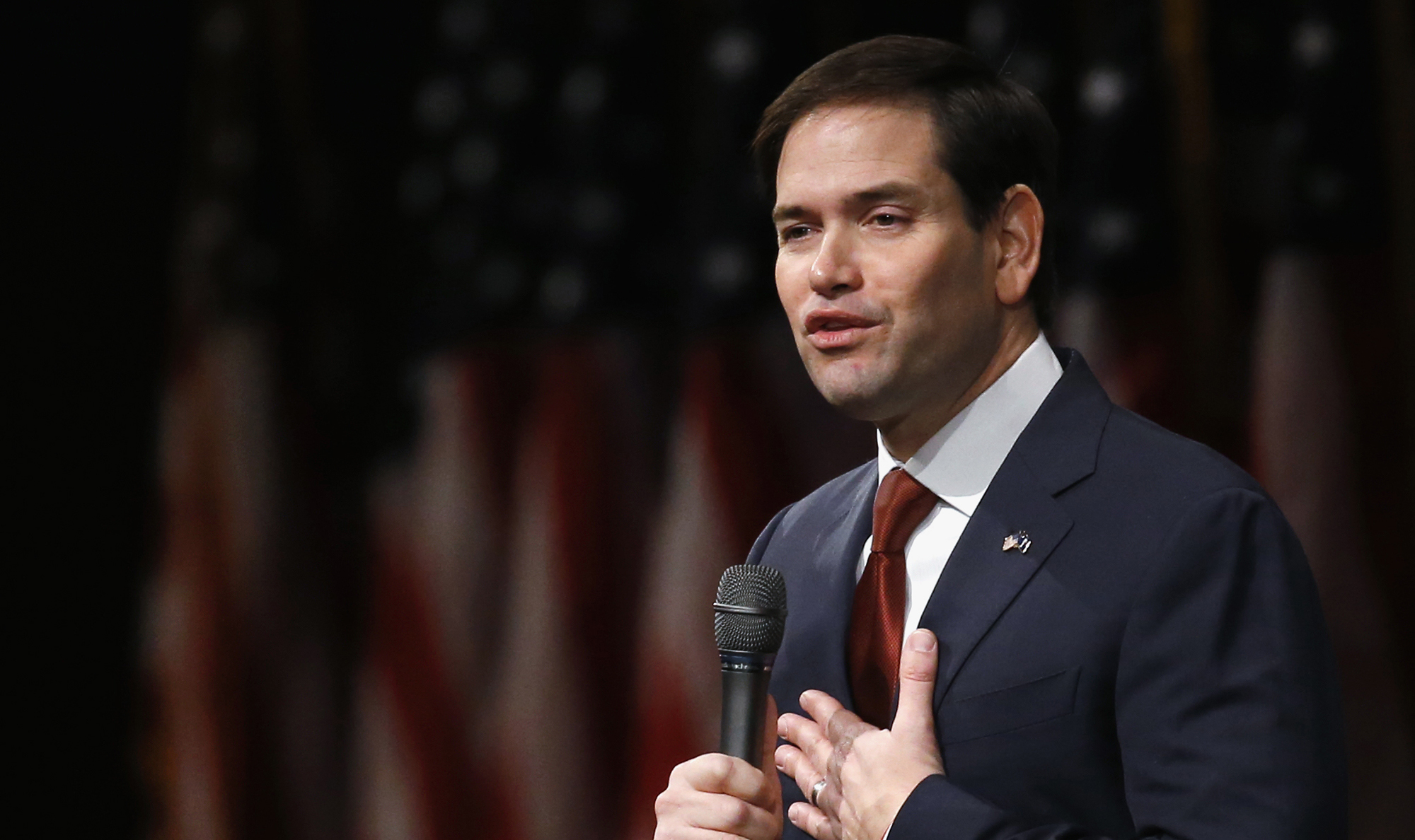 Trump: Marco Rubio is all wet