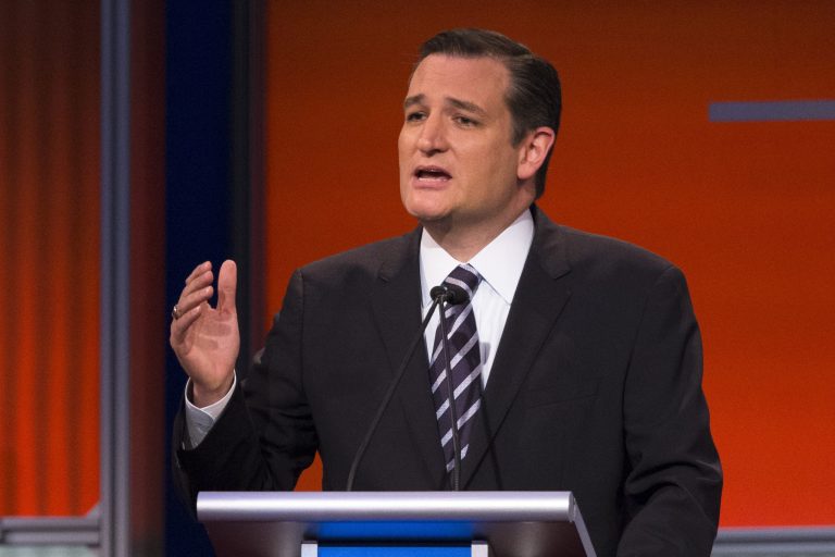 The Texas senator has been on a slow rise in the polls ever since the first debate, moving from sixth place in the RealClearPolitics average of national polls on the eve of the debate to fourth position today.Â (AP Photo/John Minchillo)