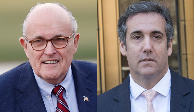 Rudy Giuliani and Michael Cohen