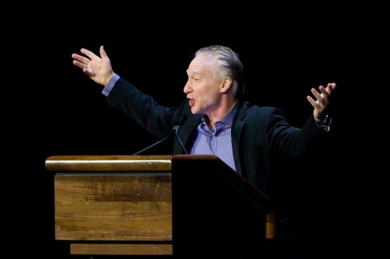 Bill Maher, host of Real Time with Bill Maher on HBO. (AP Photo/Charles Sykes)