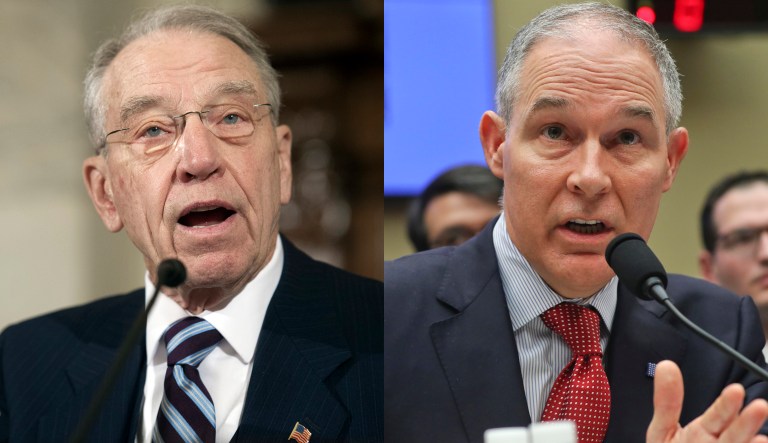 Chuck Grassley and Scott Pruitt