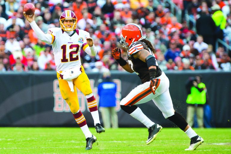 Jason Miller/Getty Images
Rookie quarterback Kirk Cousins led the Redskins to four touchdowns in the second half in a victory over the Browns on Sunday.