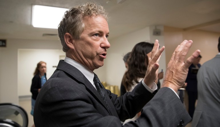 Sen. Rand Paul, R-Ky., posted a tweet Monday slamming Sen. Lindsey Graham, R-S.C., who said Sunday that he was not aware of the scope of U.S. military presence in Niger. (AP Photo/J. Scott Applewhite)