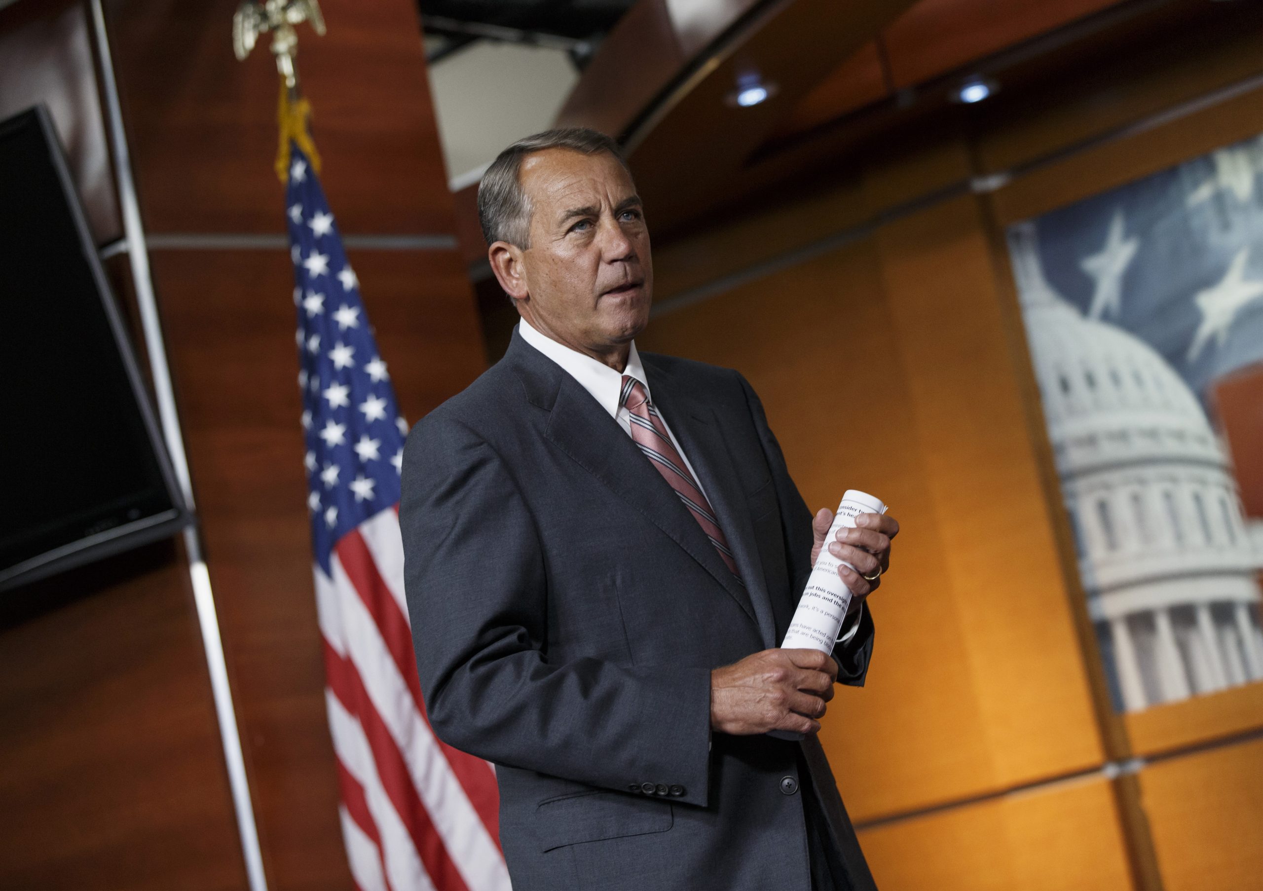 Boehner: US should help Iraq in anti-terror fight