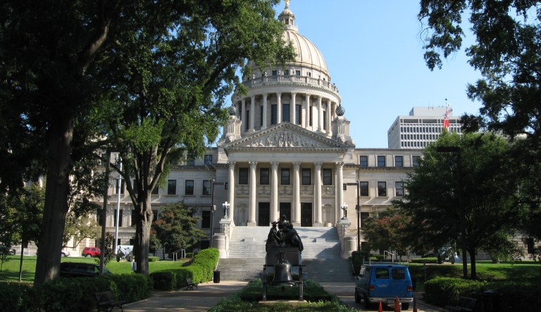 Both houses of Mississippi's state legislature have passed a bill that would ban abortion after 15 weeks. Gov. Phil Bryant, a Republican, is expected to sign the legislation. (Ken Lund via Wikimedia Commons)
