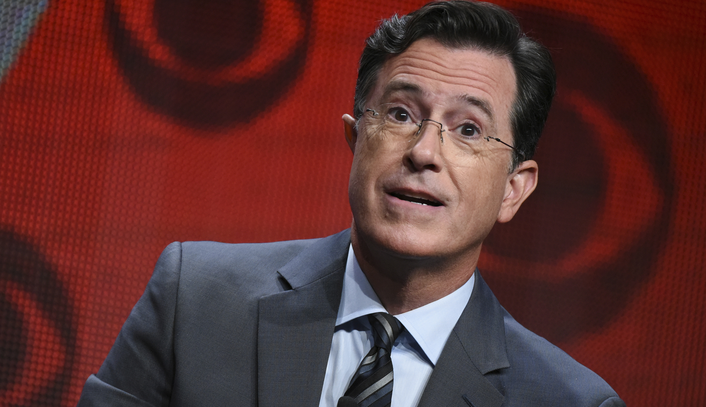 Stephen Colbert: ‘The biggest TV star of the year is Donald Trump’