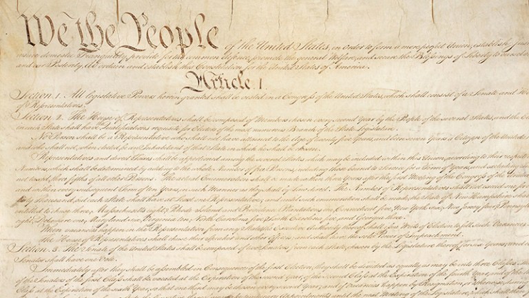 As the name they've given themselves makes plain, however, the primary argument of the Originalists is that Donald Trump cannot be trusted to preserve the basic features of the Constitution. (White House)