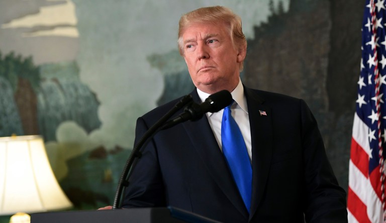 Some Trump officials have said that the president would like to cut the number of top jobs, but the Brookings report warned that the corps of nominees is tiny and having friendly leadership aides is key to a successful legacy. (AP Photo/Susan Walsh)