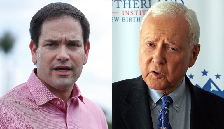 Marco Rubio and Orrin Hatch