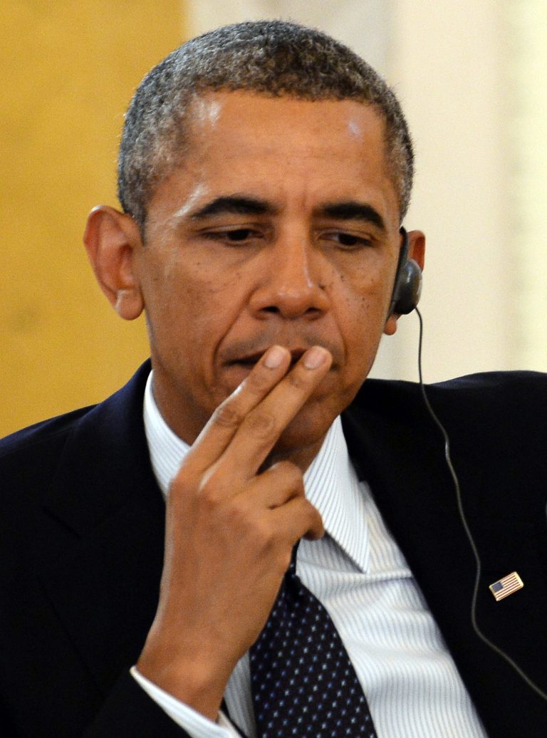 PresidentObama listens to comments during a working session at a G-20 summit in St. Petersburg, Russia on Sept. 6. (AP Photo/Dimitar Dilkoff, Pool)