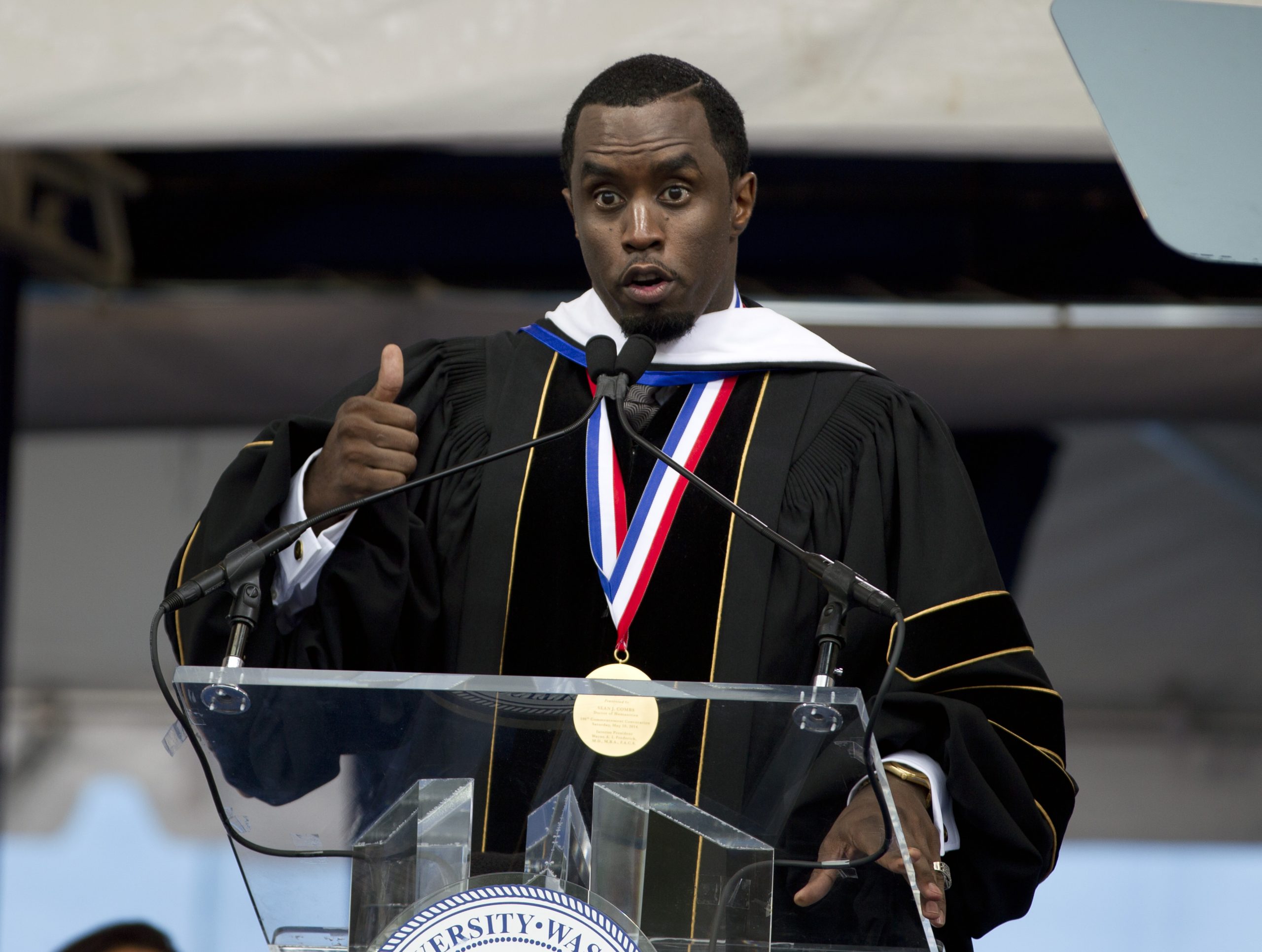 Sean Combs delivers commencement speech at Howard