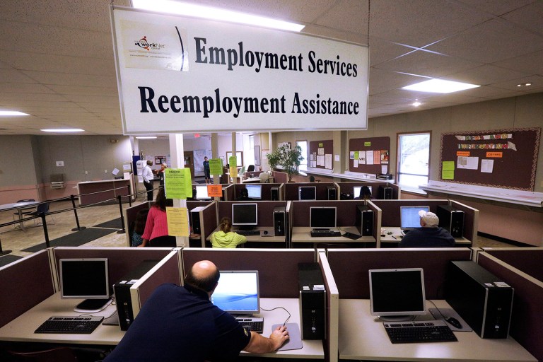 Forecasters in the private sector had expected a modest uptick in the jobless claims to 254,000. (AP Photo/Seth Perlman)
