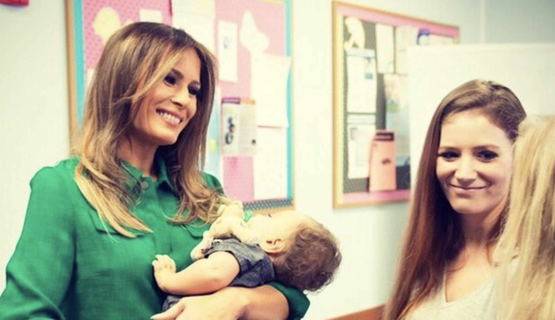 Melania Trump shares images from her ‘incredibly special’ visit to baby drug treatment center