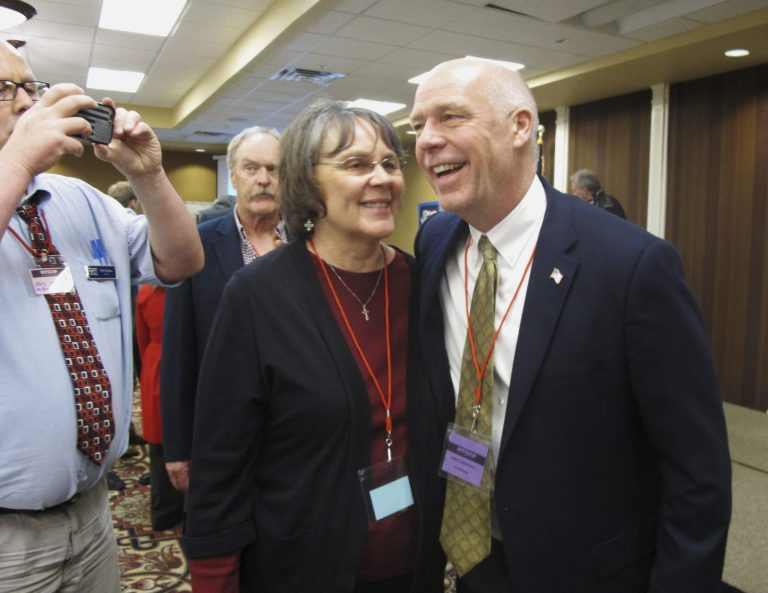 After Greg Gianforte, right, allegedly beat a journalist, Democrats called upon House Speaker Paul Ryan and the the National Republican Campaign Committee to renounce the special-election candidate.